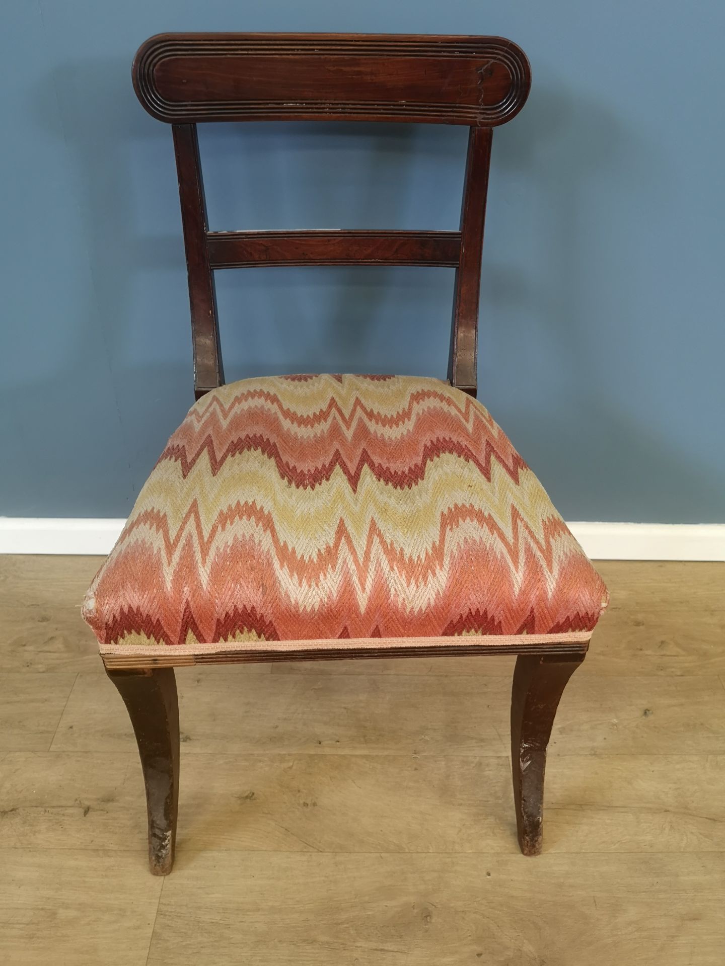 Two mahogany dining chairs - Image 2 of 4