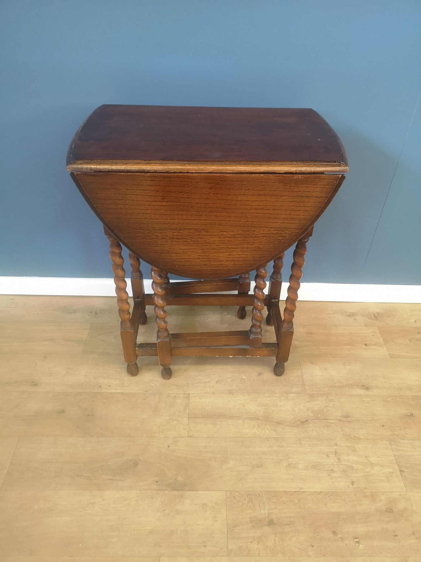 Mahogany dropside table - Image 5 of 5