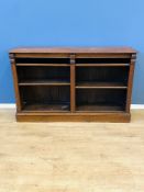 Oak open bookcase