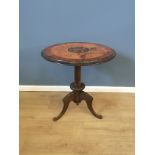 19th century circular display table