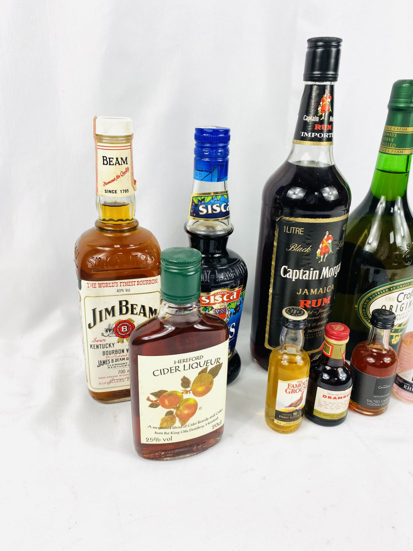 Bottle Jim Beam whisky and other spirits - Image 2 of 3