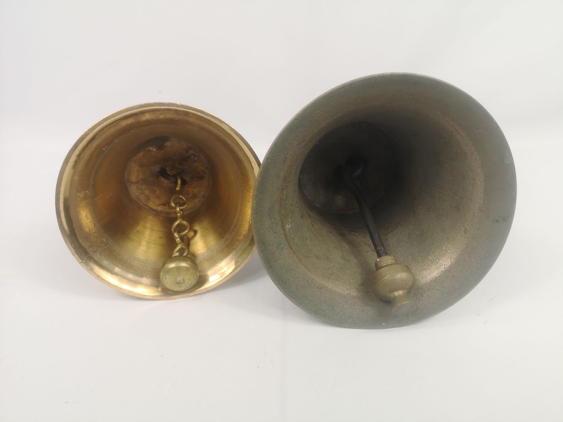 Two brass hand bells - Image 4 of 4