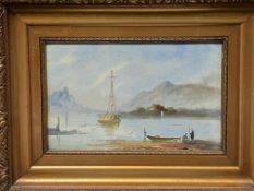 Pair of gilt framed and glazed watercolours