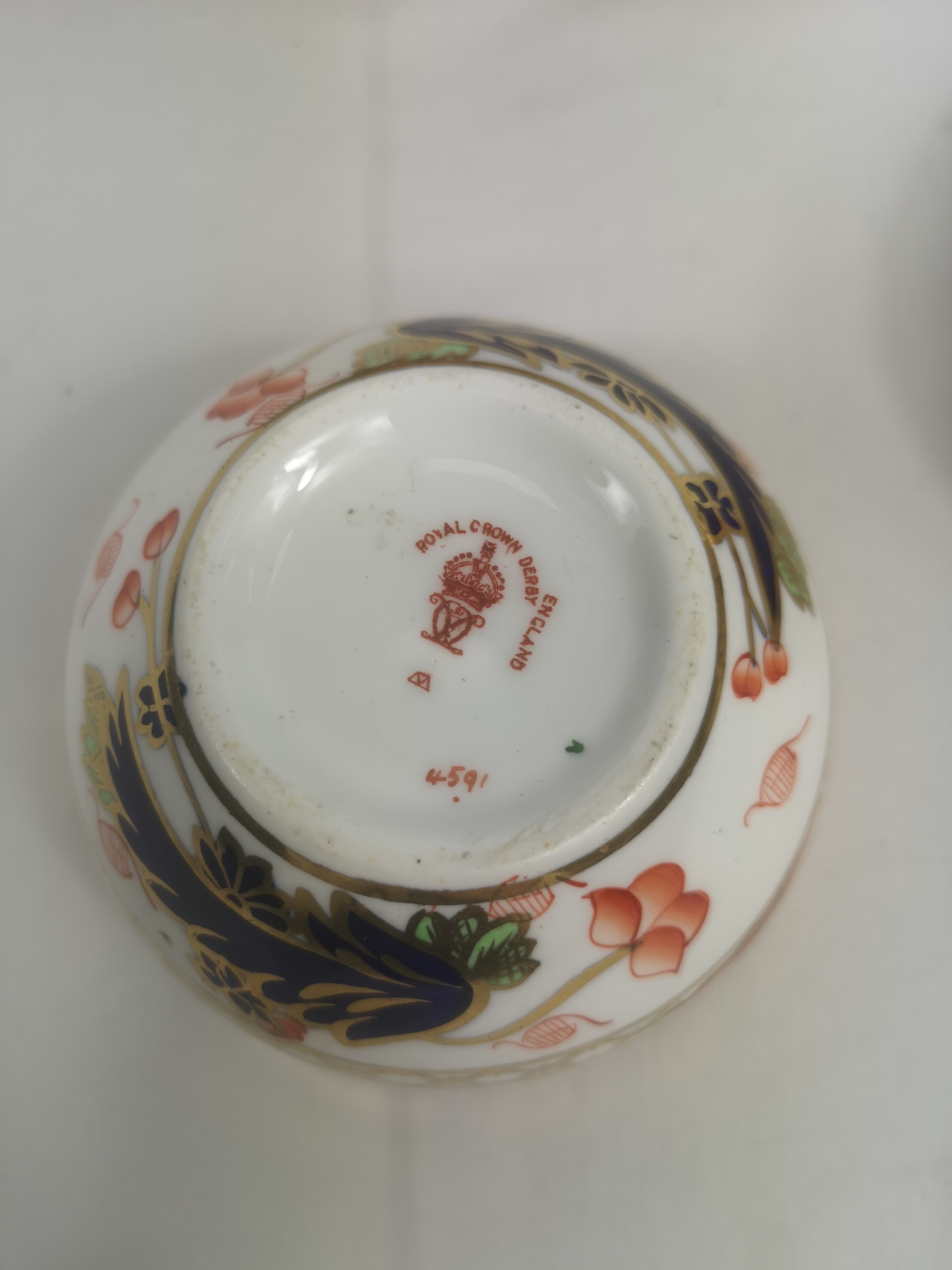 Royal Crown Derby dish, tea cup and sugar bowl - Image 6 of 6