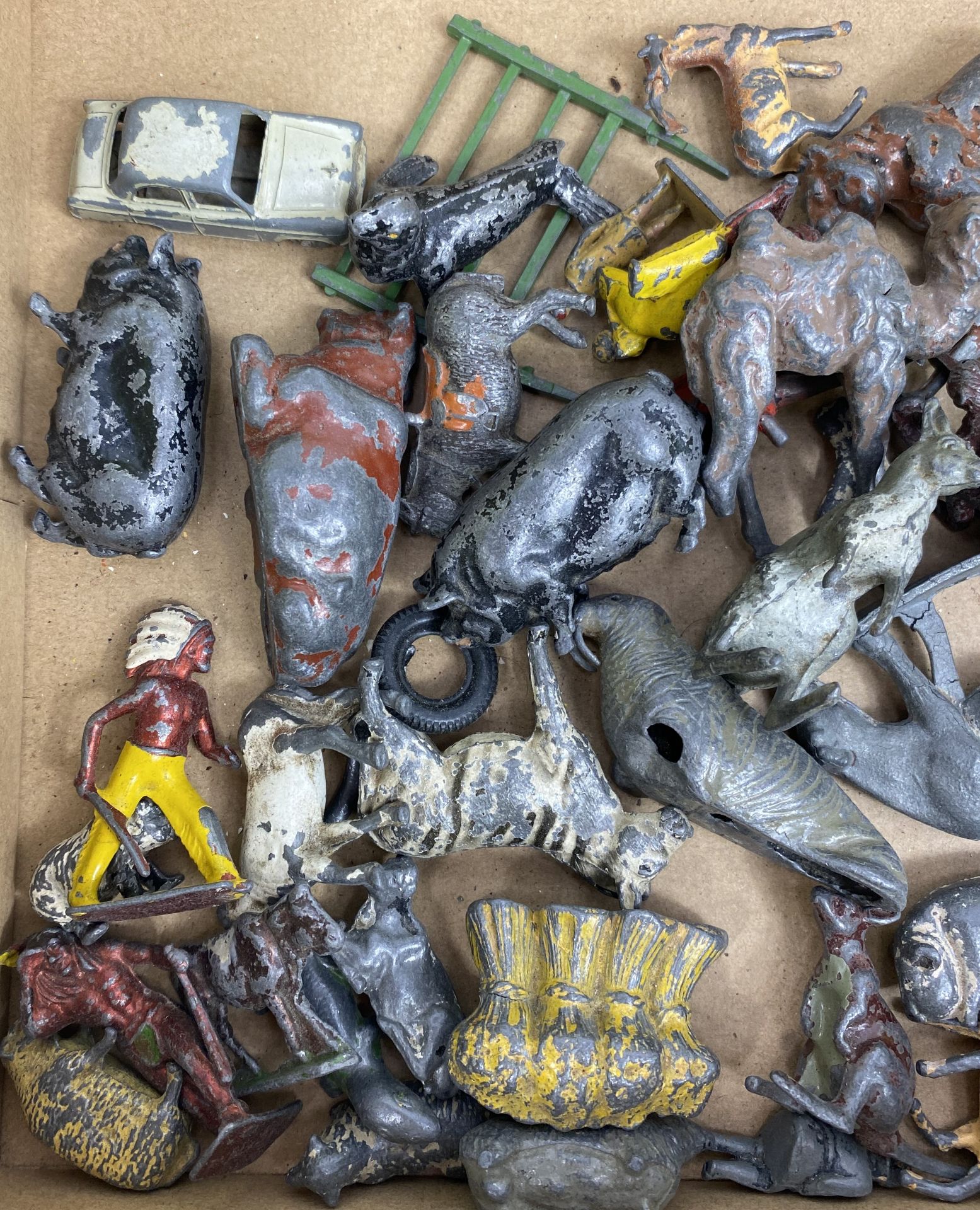 Quantity of metal toy and and other figures - Image 3 of 4