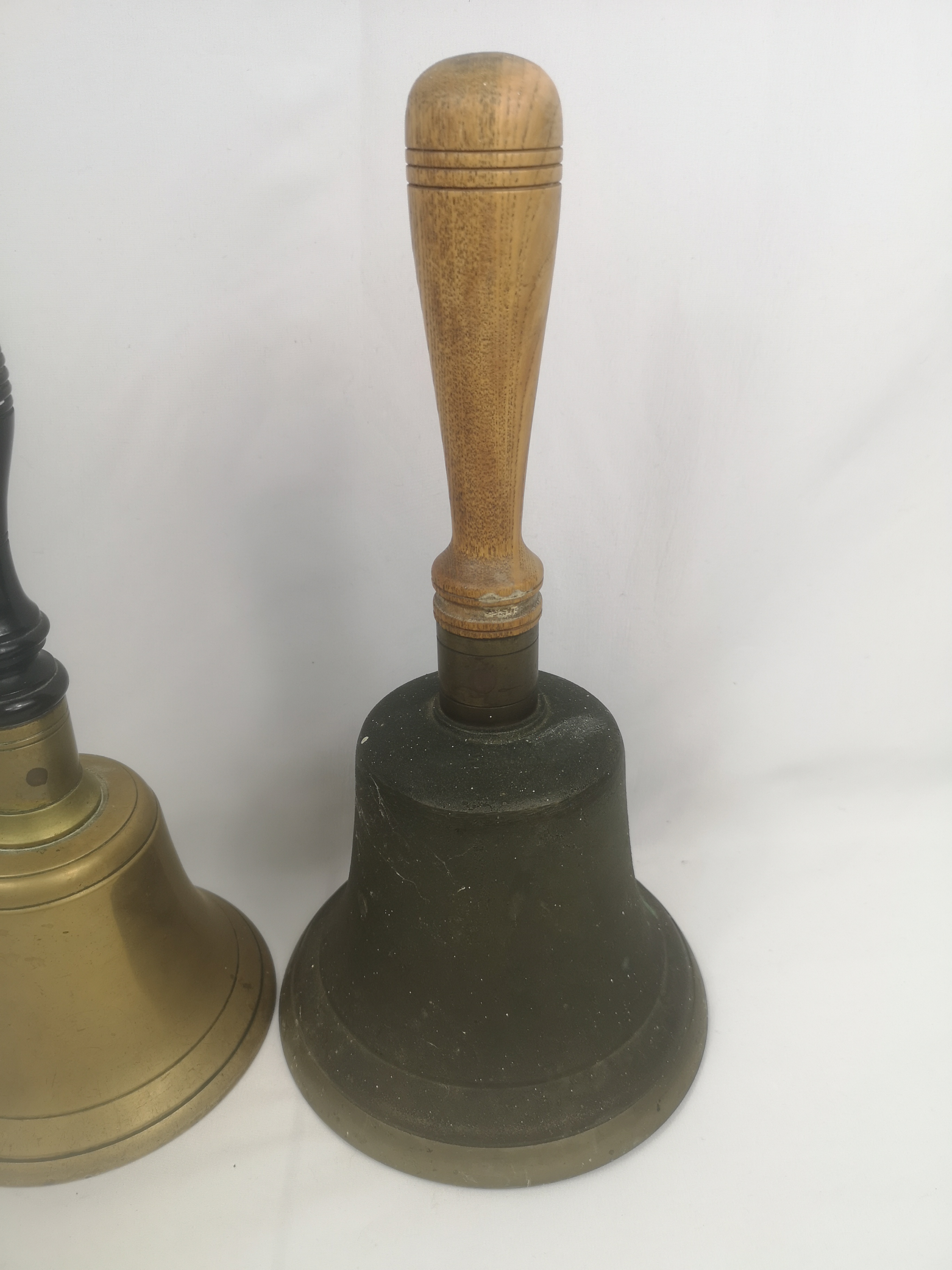 Two brass hand bells - Image 3 of 4
