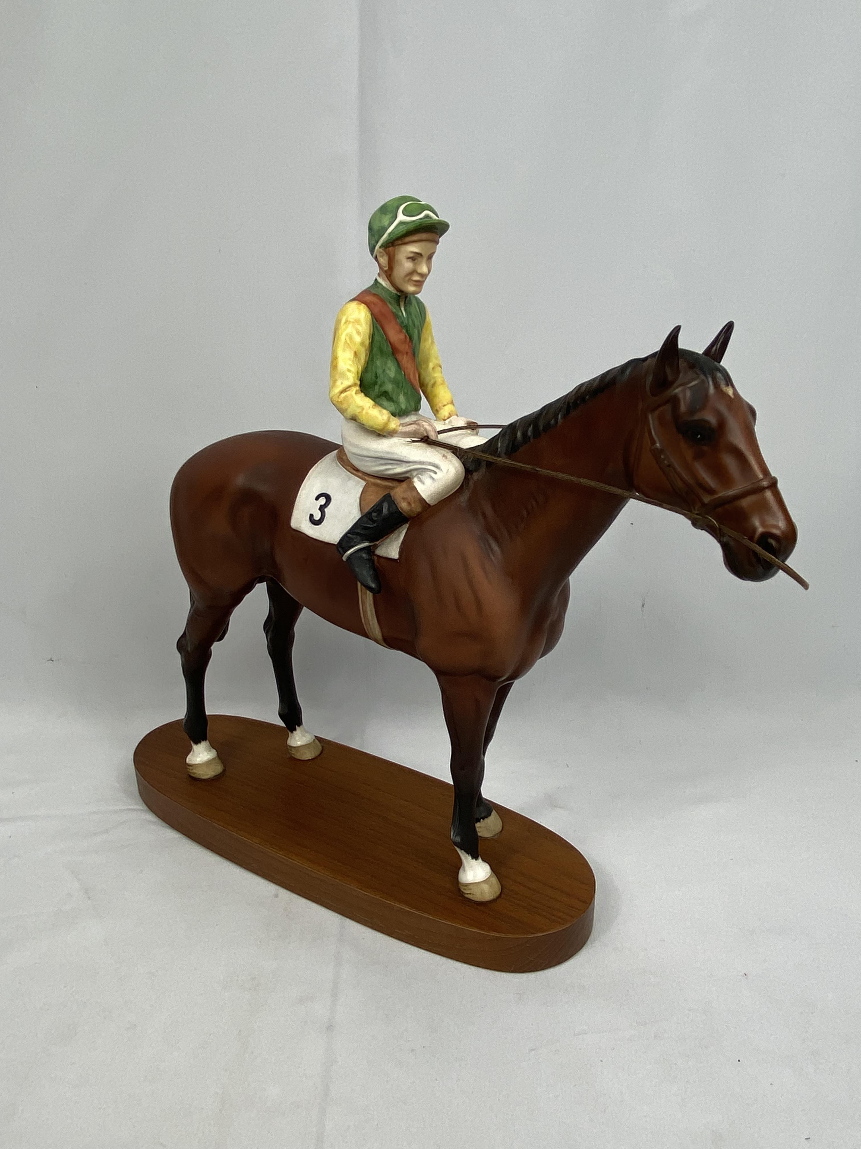 Beswick ceramic model of Leicester Pigott on Nijinski - Image 6 of 6