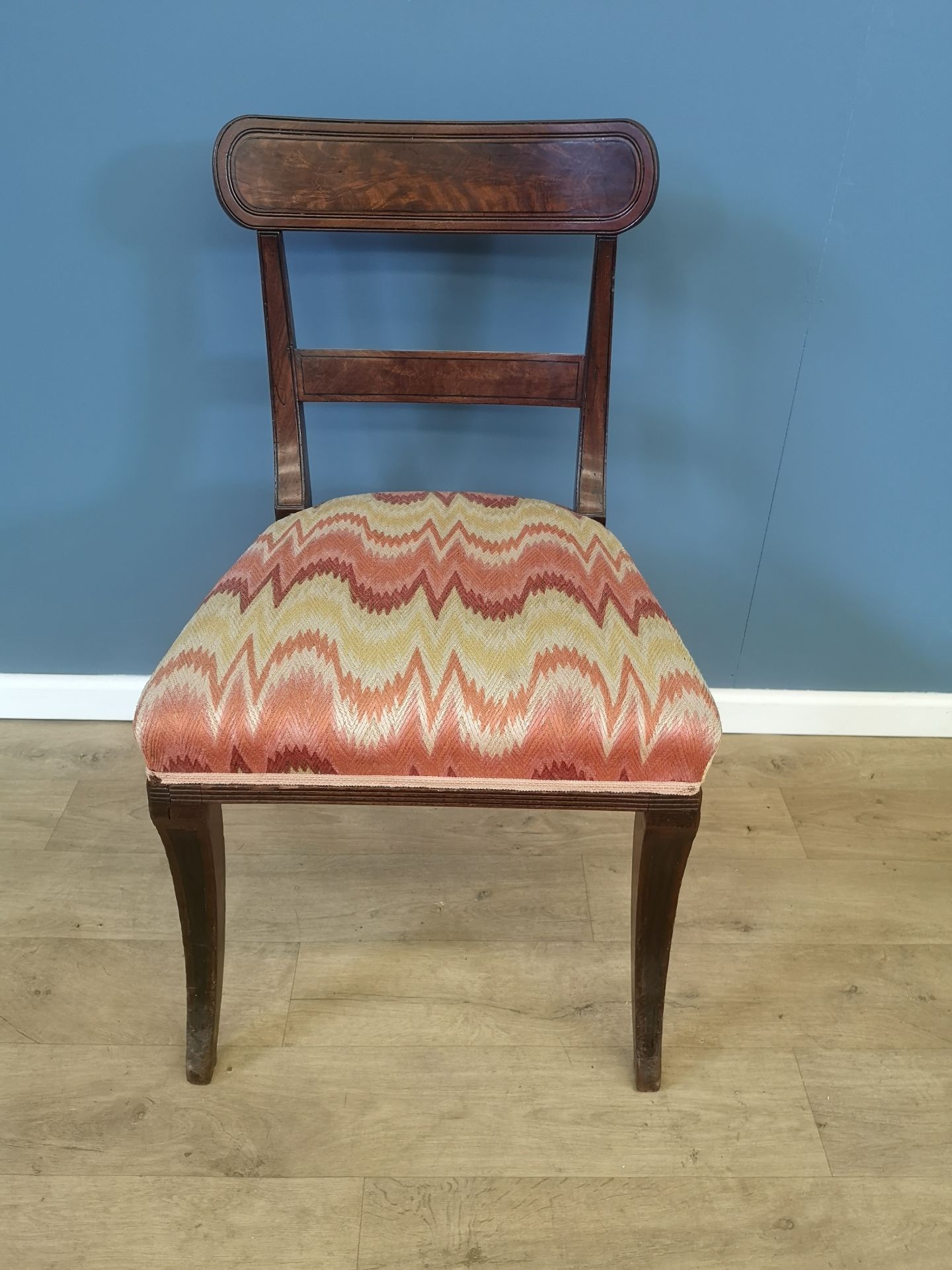 Three mahogany dining chairs - Image 2 of 4