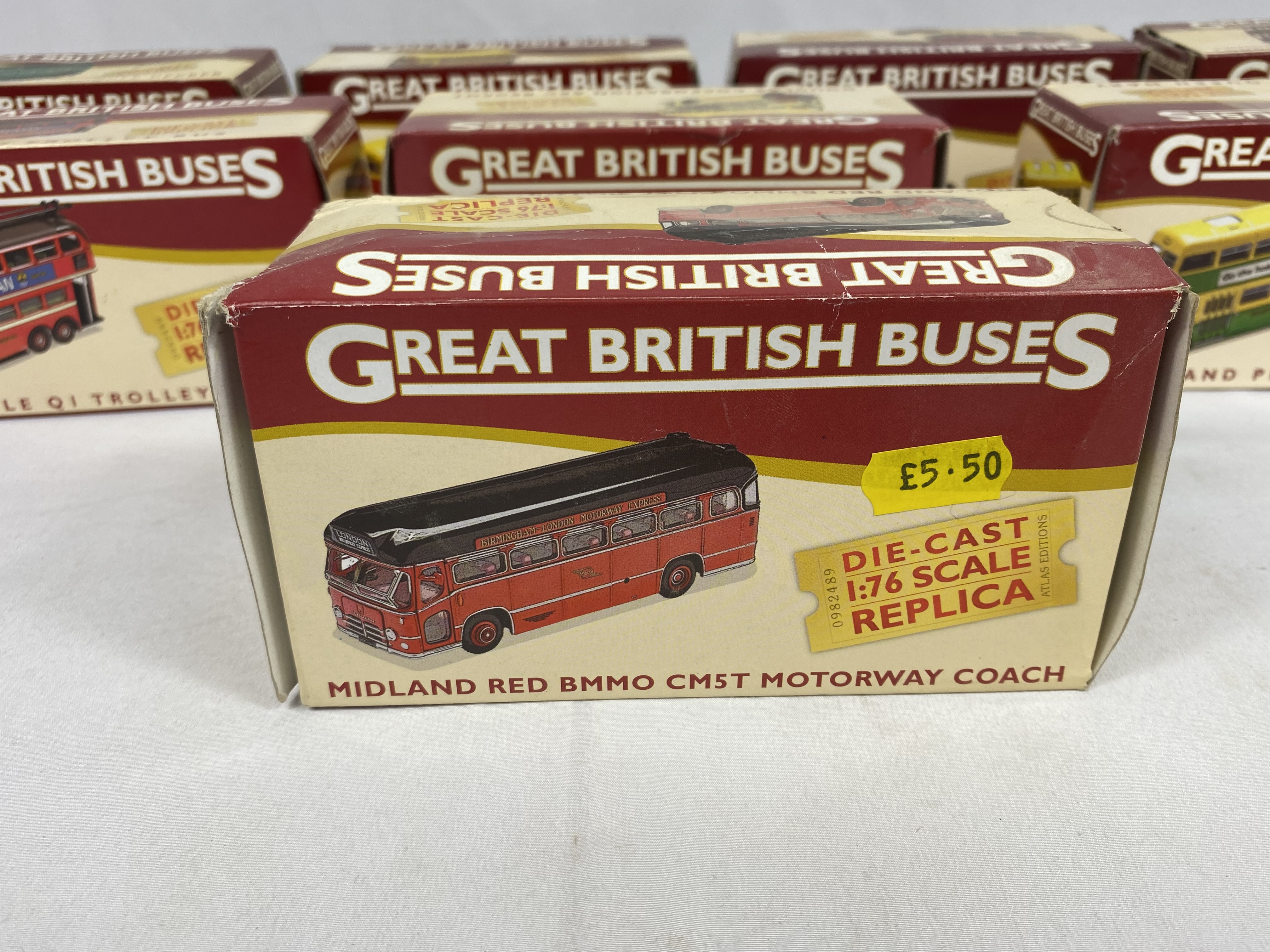 Quantity of diecast model buses in original boxes - Image 2 of 6
