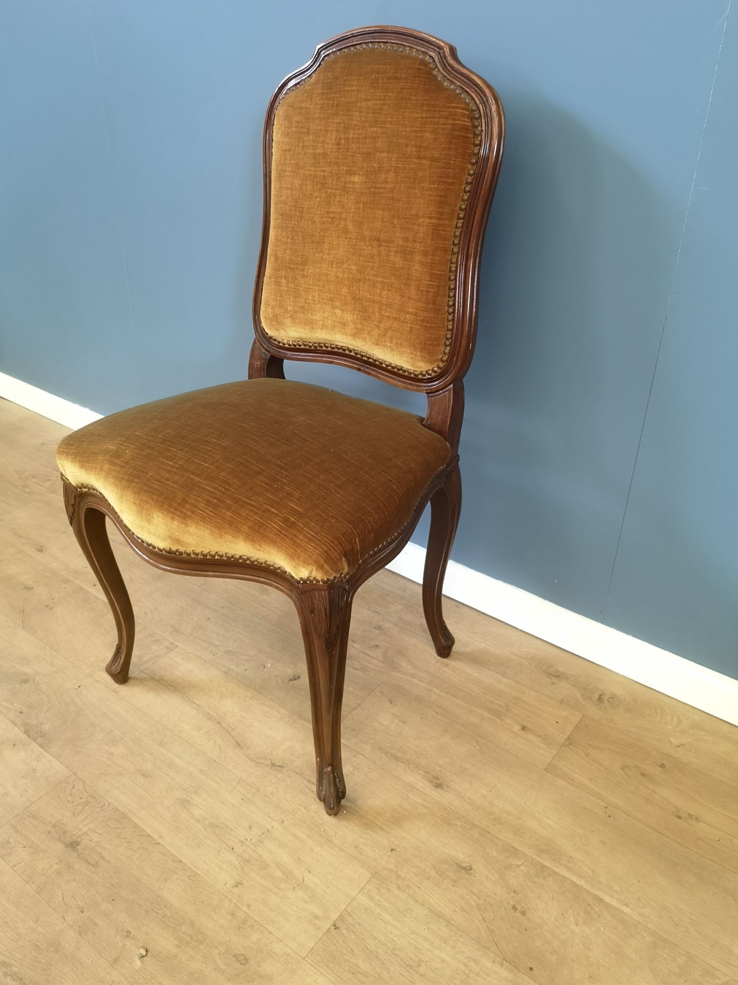 Six upholstered dining chairs - Image 3 of 4