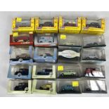 Fourteen Oxford scale model vehicles together with 6 others