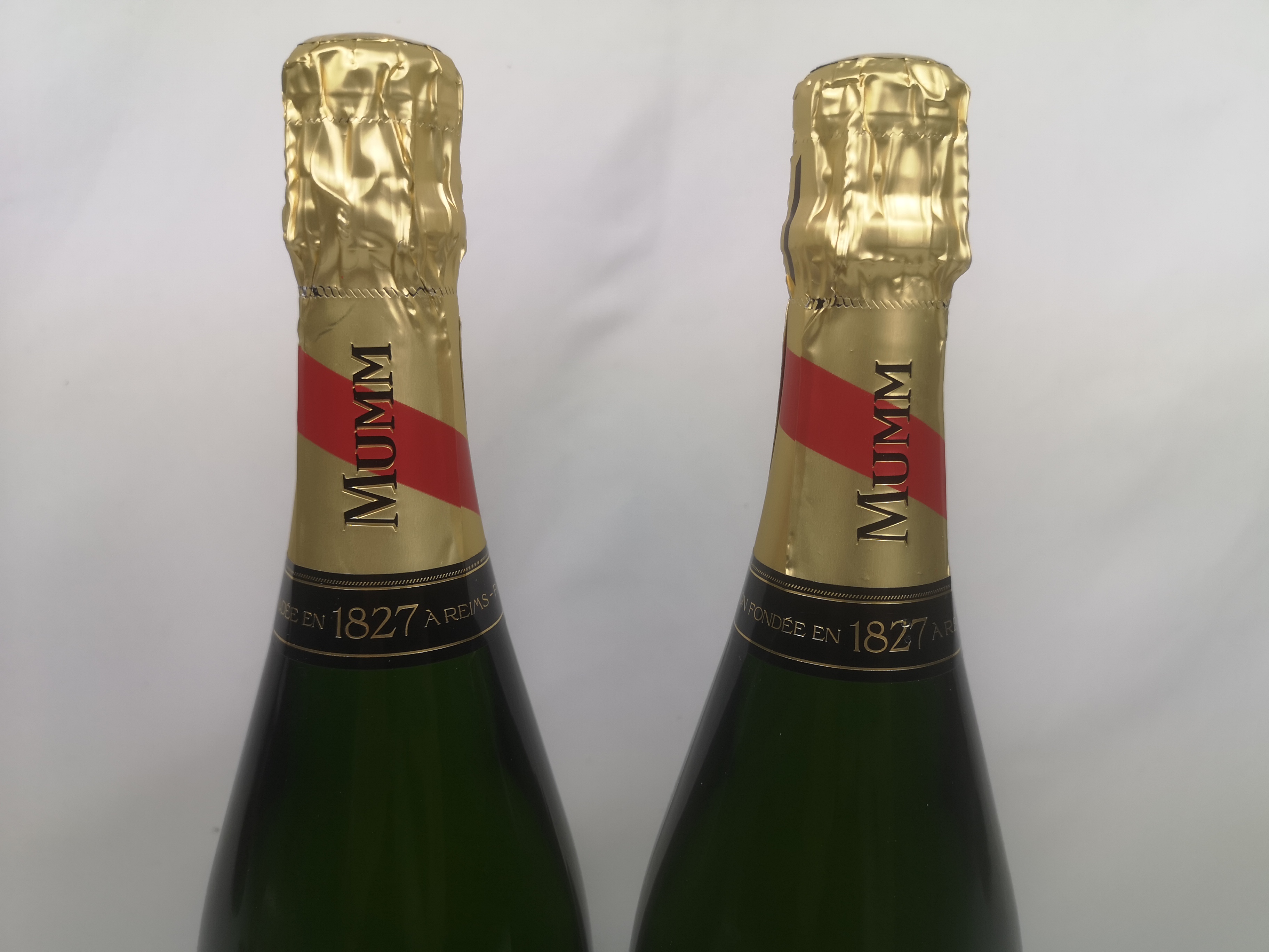 Two 75cl bottles of G.H. Mumm Brut Cordon Rouge champagne in boxes. - Image 2 of 5