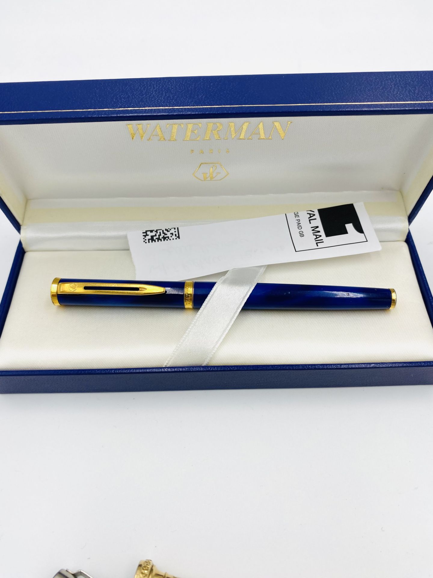 Waterman Blue Romance fountain pen; together with a quantity of other pens and pencils - Image 2 of 4