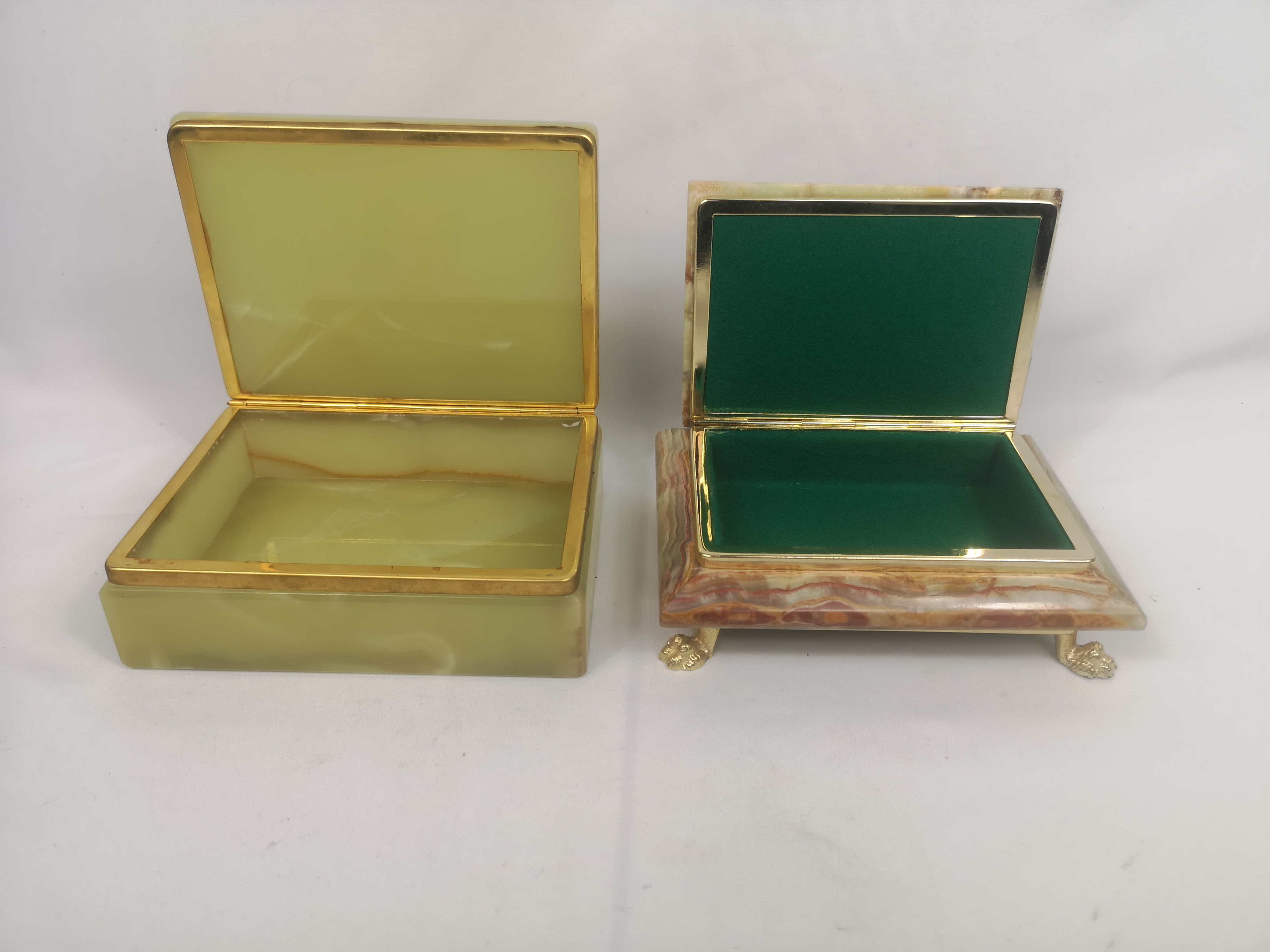 Two onyx boxes - Image 6 of 6