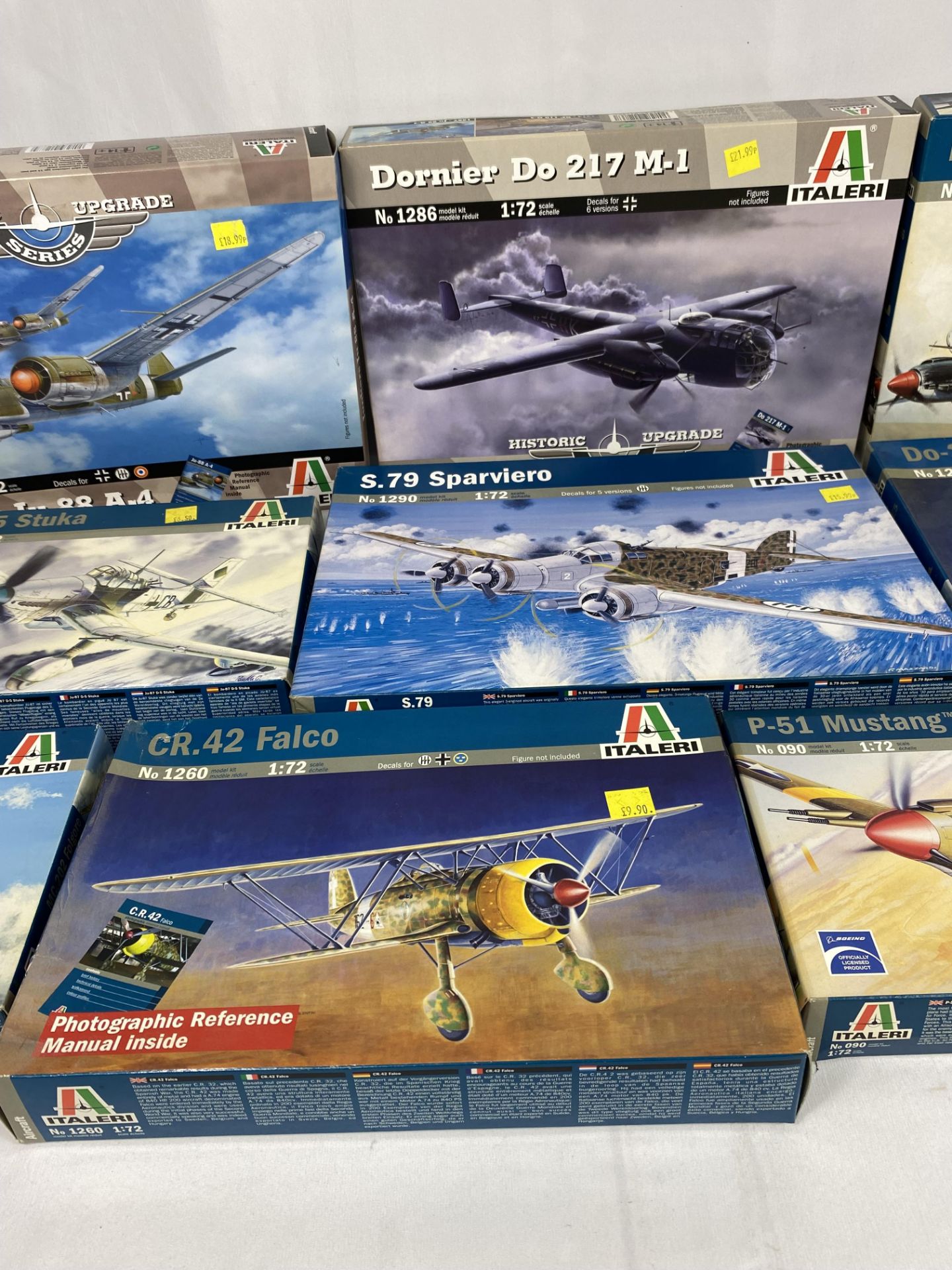 Ten Italeri model aeroplane kits - Image 3 of 5