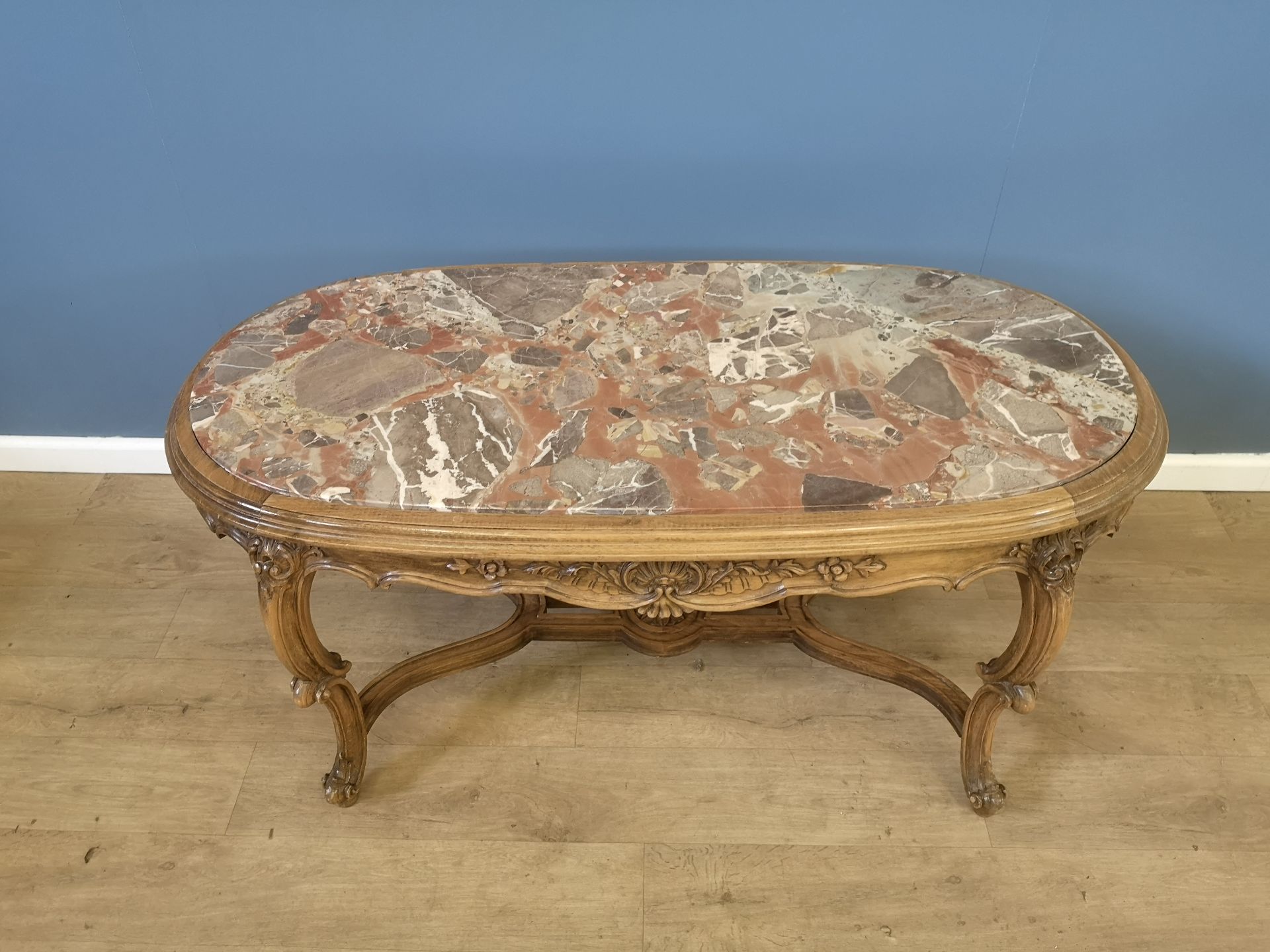 Marble topped coffee table - Image 2 of 6