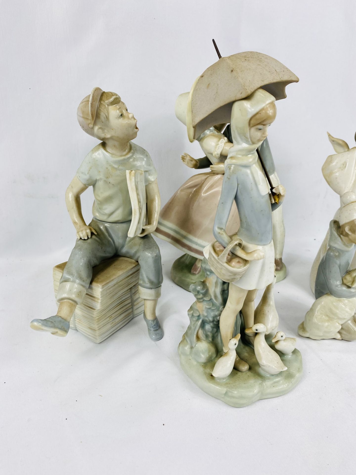 Five Lladro and Nao figurines - Image 2 of 4