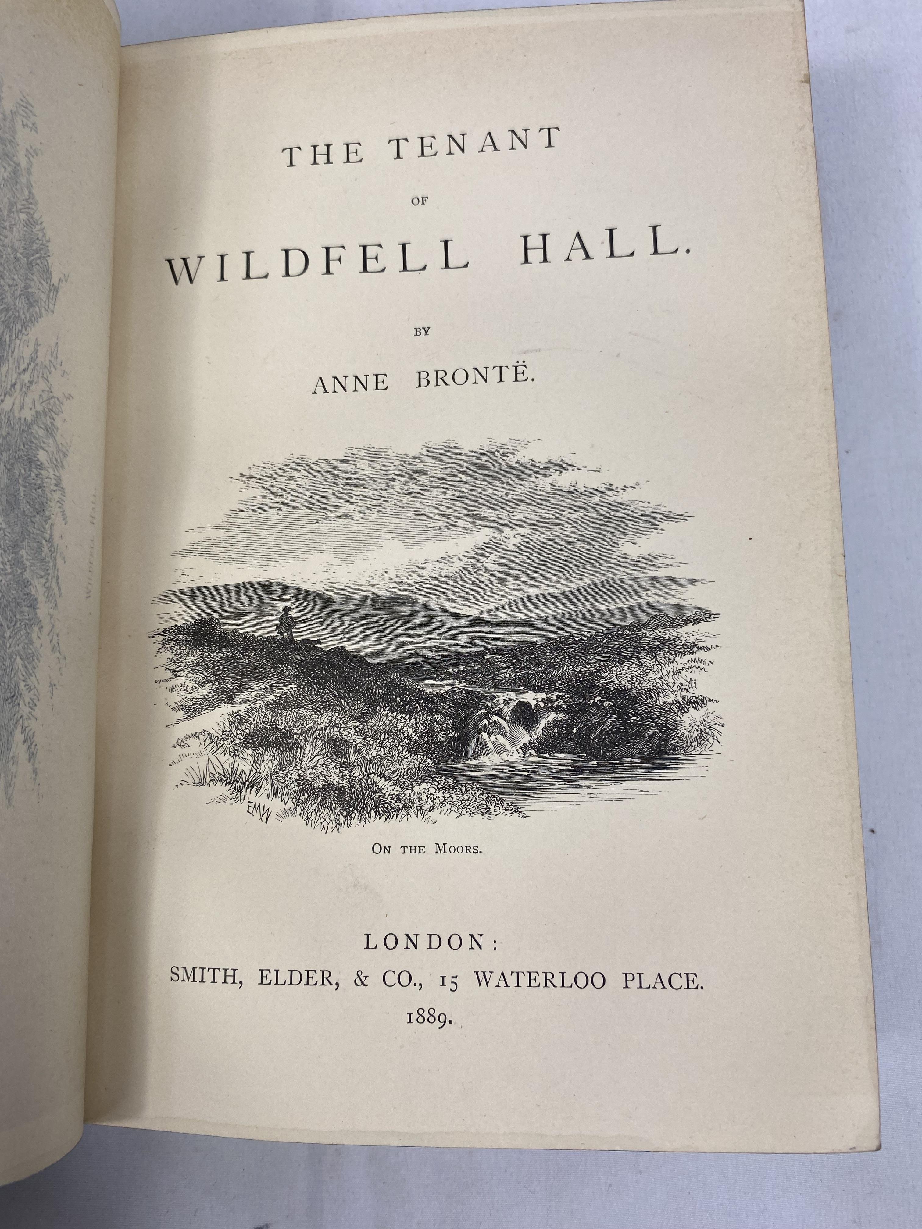The Life and Works of Charlotte Bronte published and illustrated in seven half bound volumes - Image 6 of 9