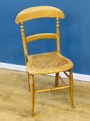 Bristol style chair with cane seat