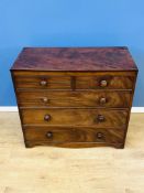 Mahogany chest of drawers