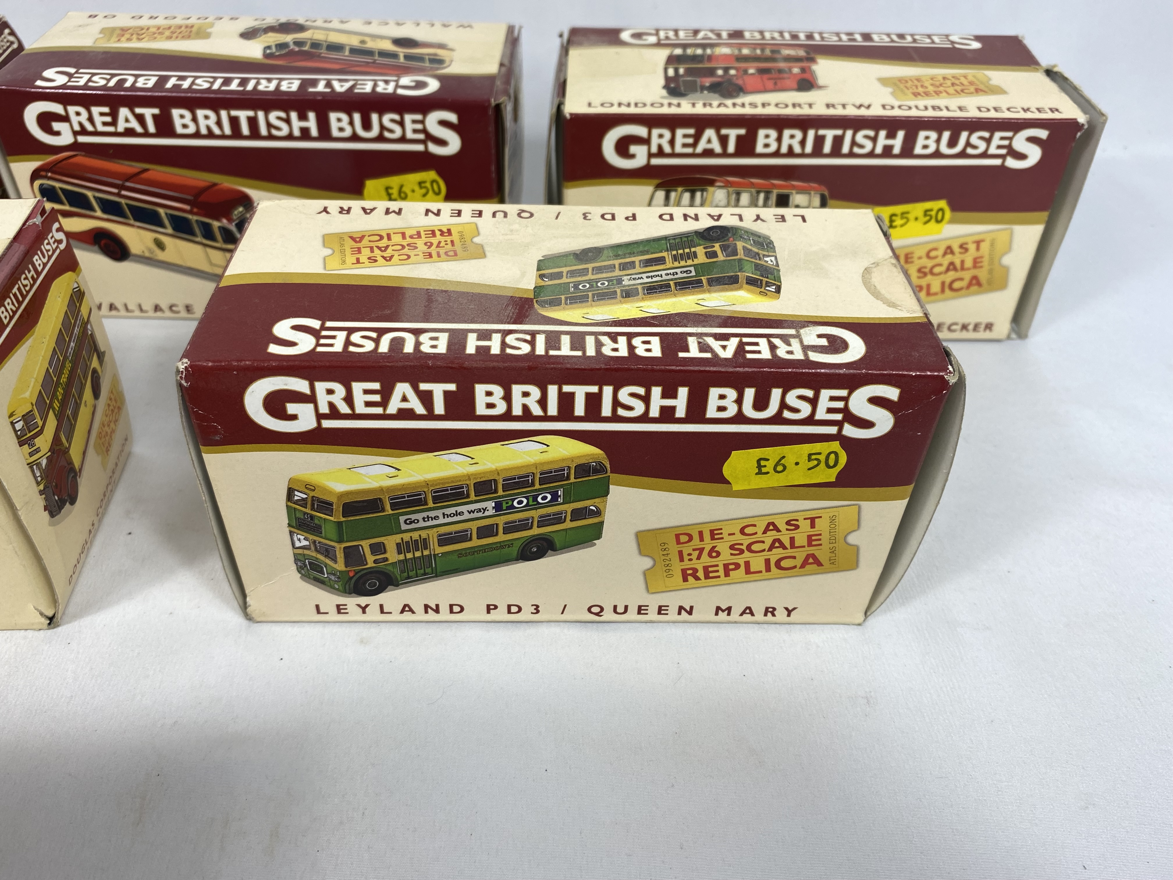 Quantity of diecast model buses in original boxes - Image 5 of 6