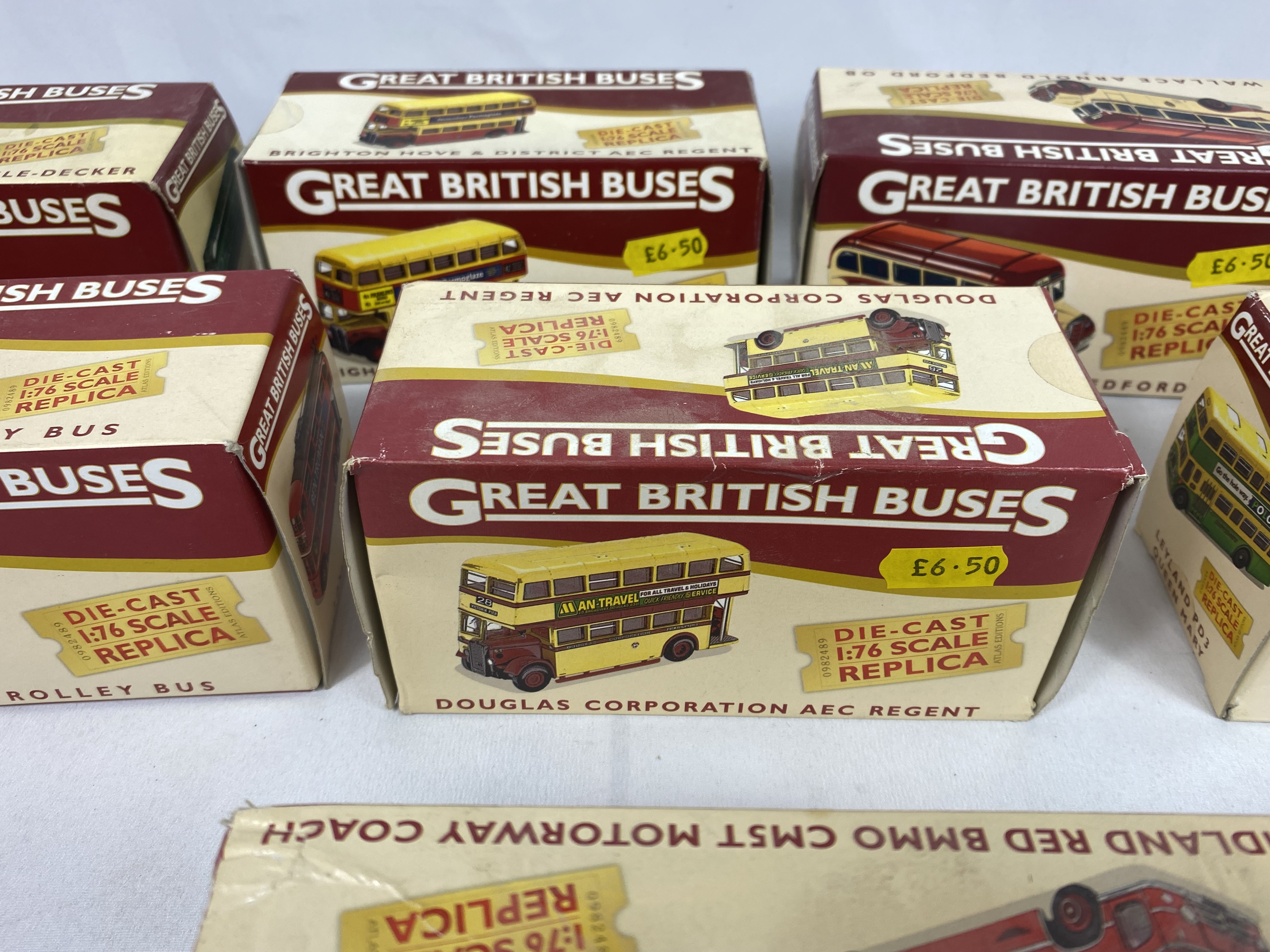 Quantity of diecast model buses in original boxes - Image 6 of 6
