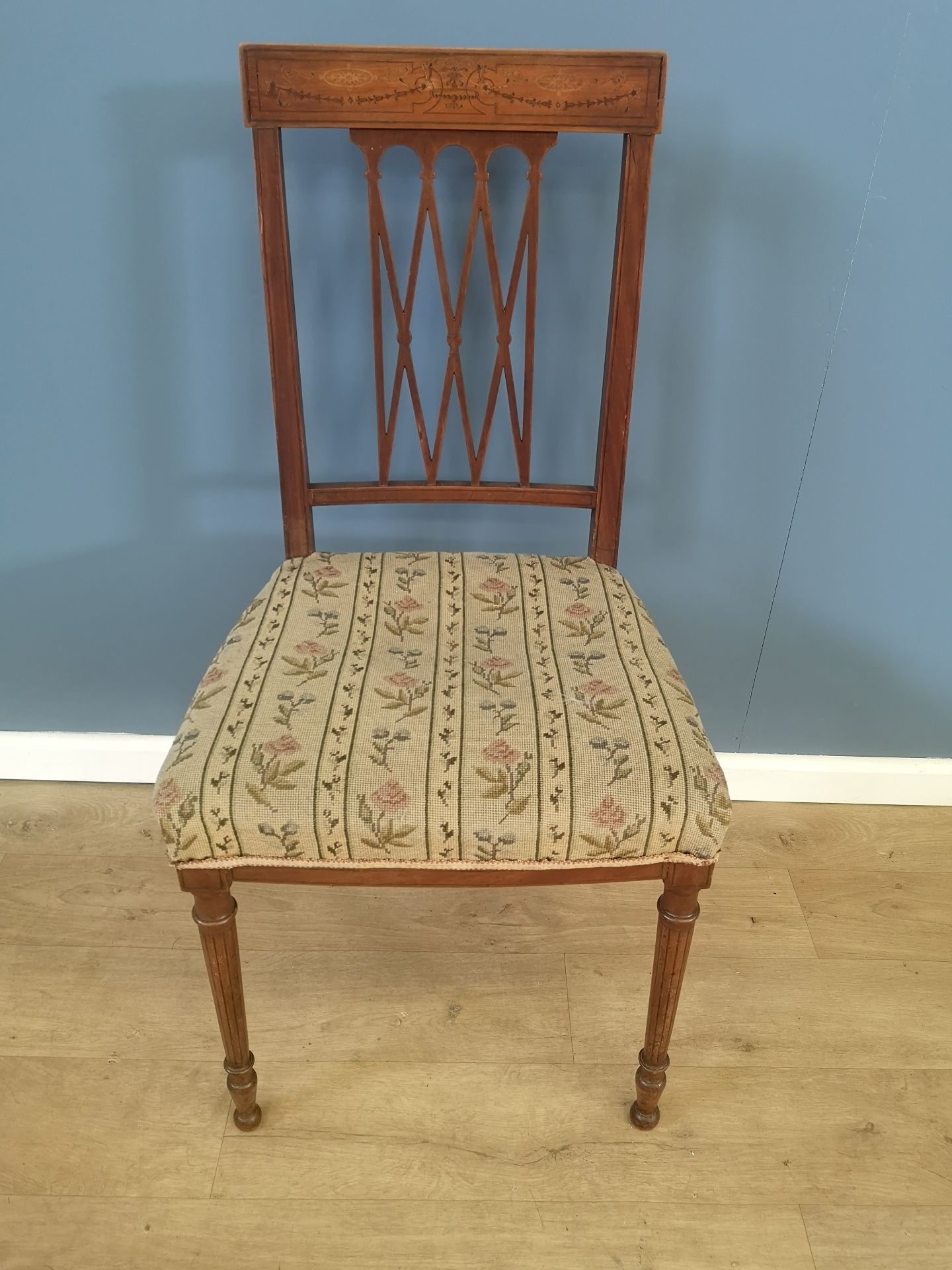 Three Edwardian side chairs - Image 2 of 5