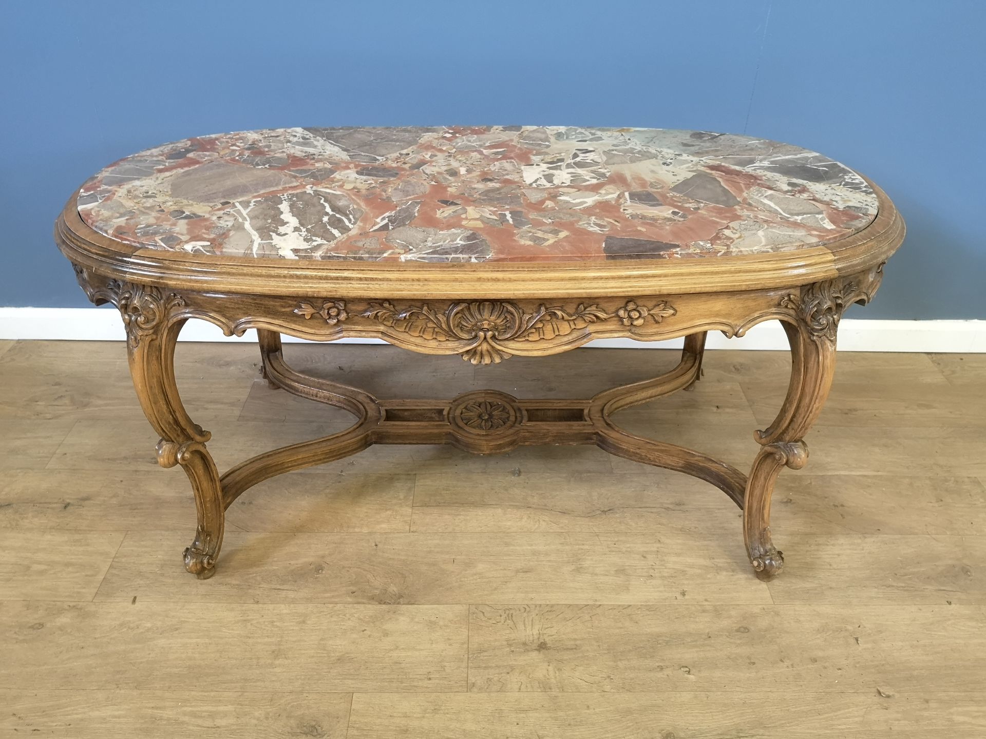 Marble topped coffee table - Image 6 of 6