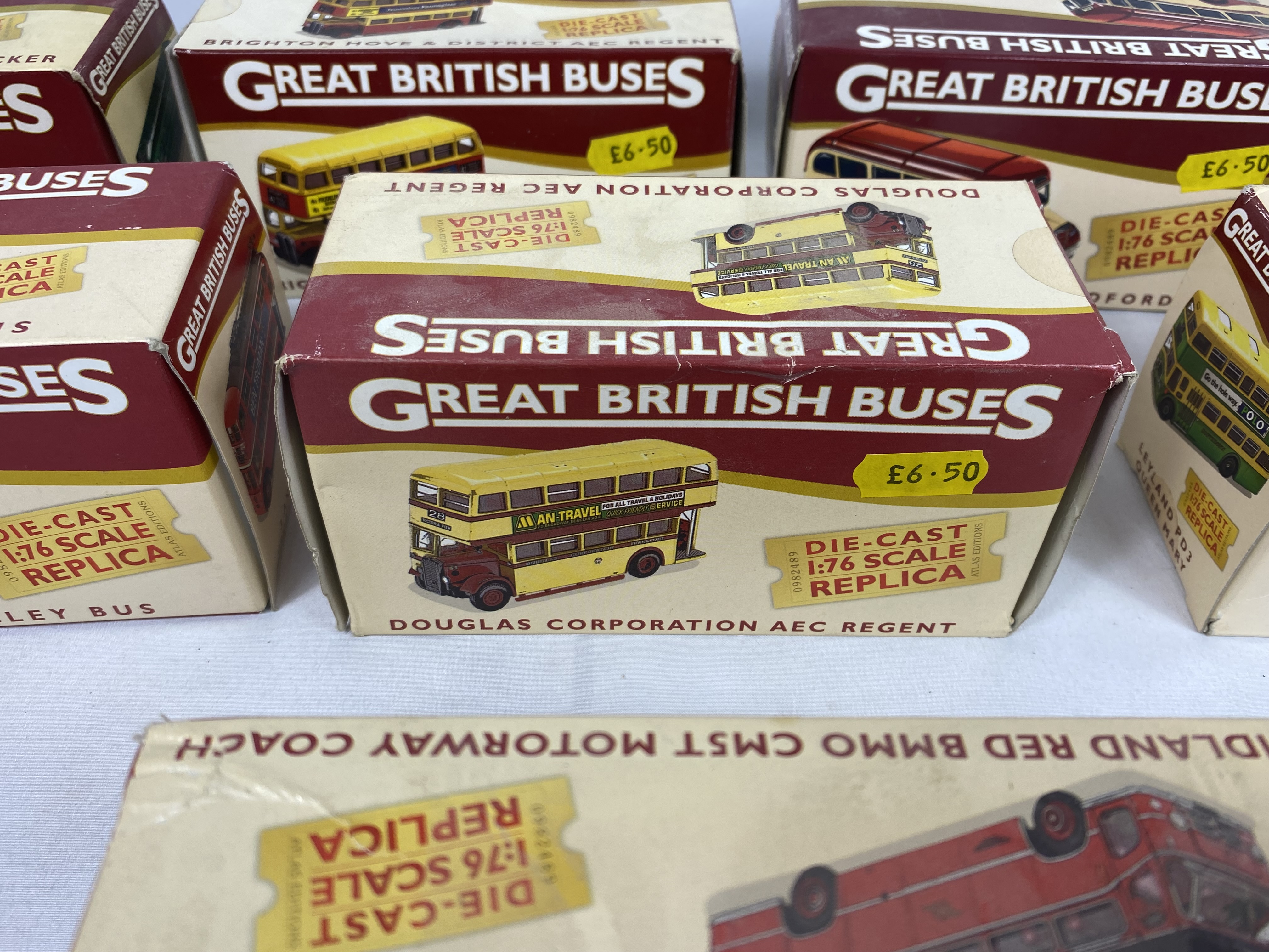 Quantity of diecast model buses in original boxes - Image 3 of 6