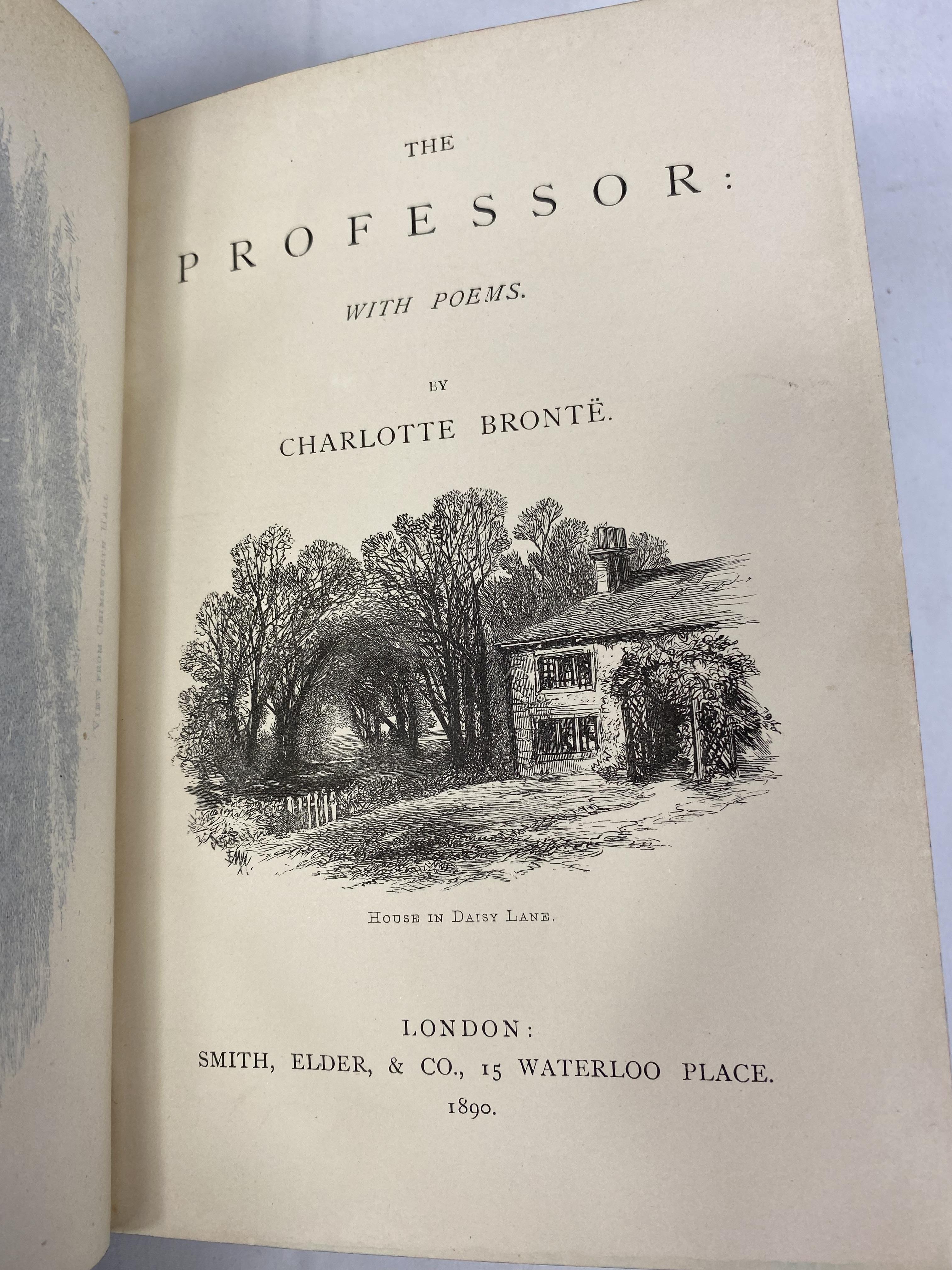 The Life and Works of Charlotte Bronte published and illustrated in seven half bound volumes - Image 8 of 9