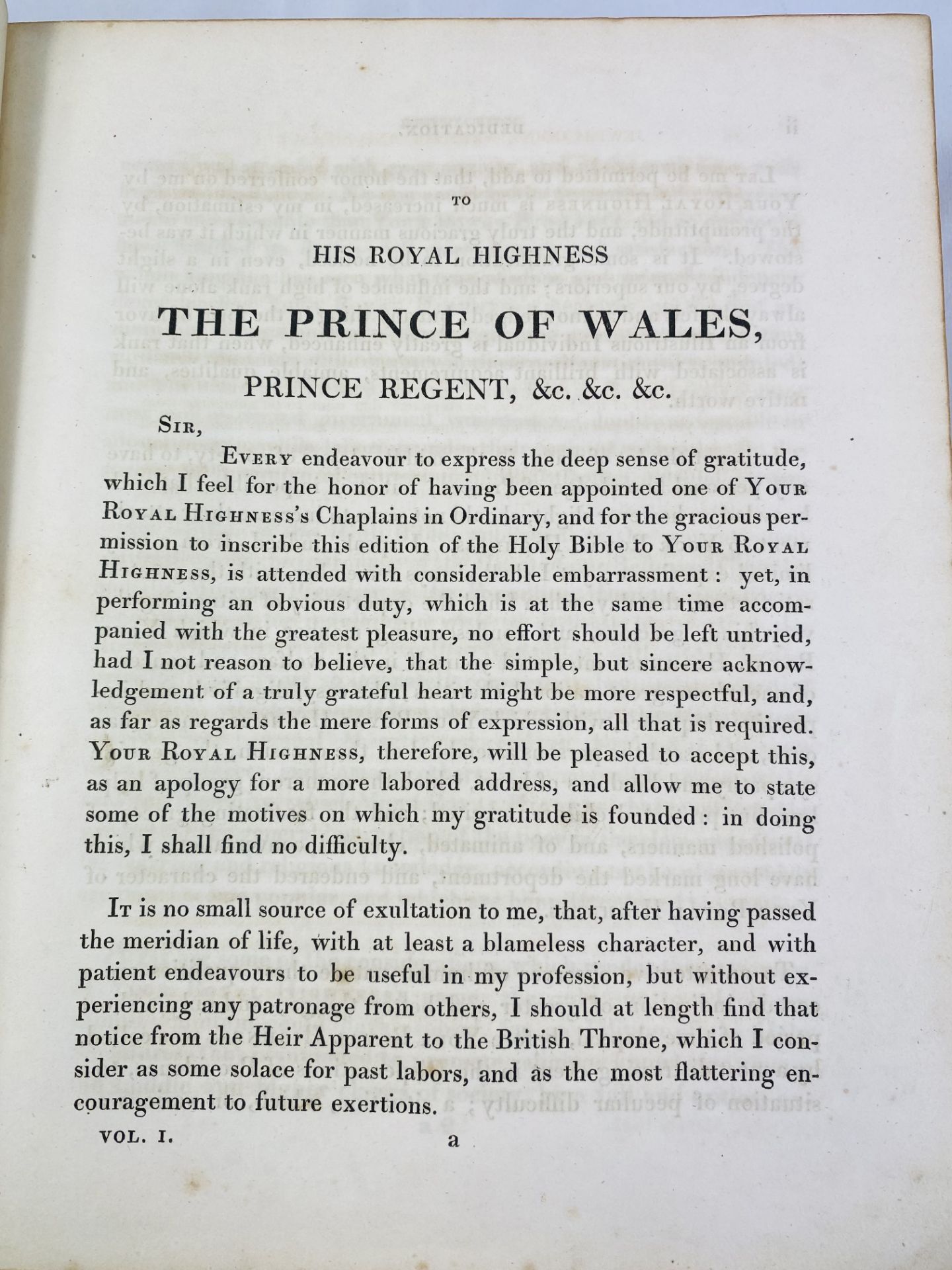 The Holy Bible including the Old and New Testaments in three leather bound volumes, 1811 and 1812 - Image 4 of 6