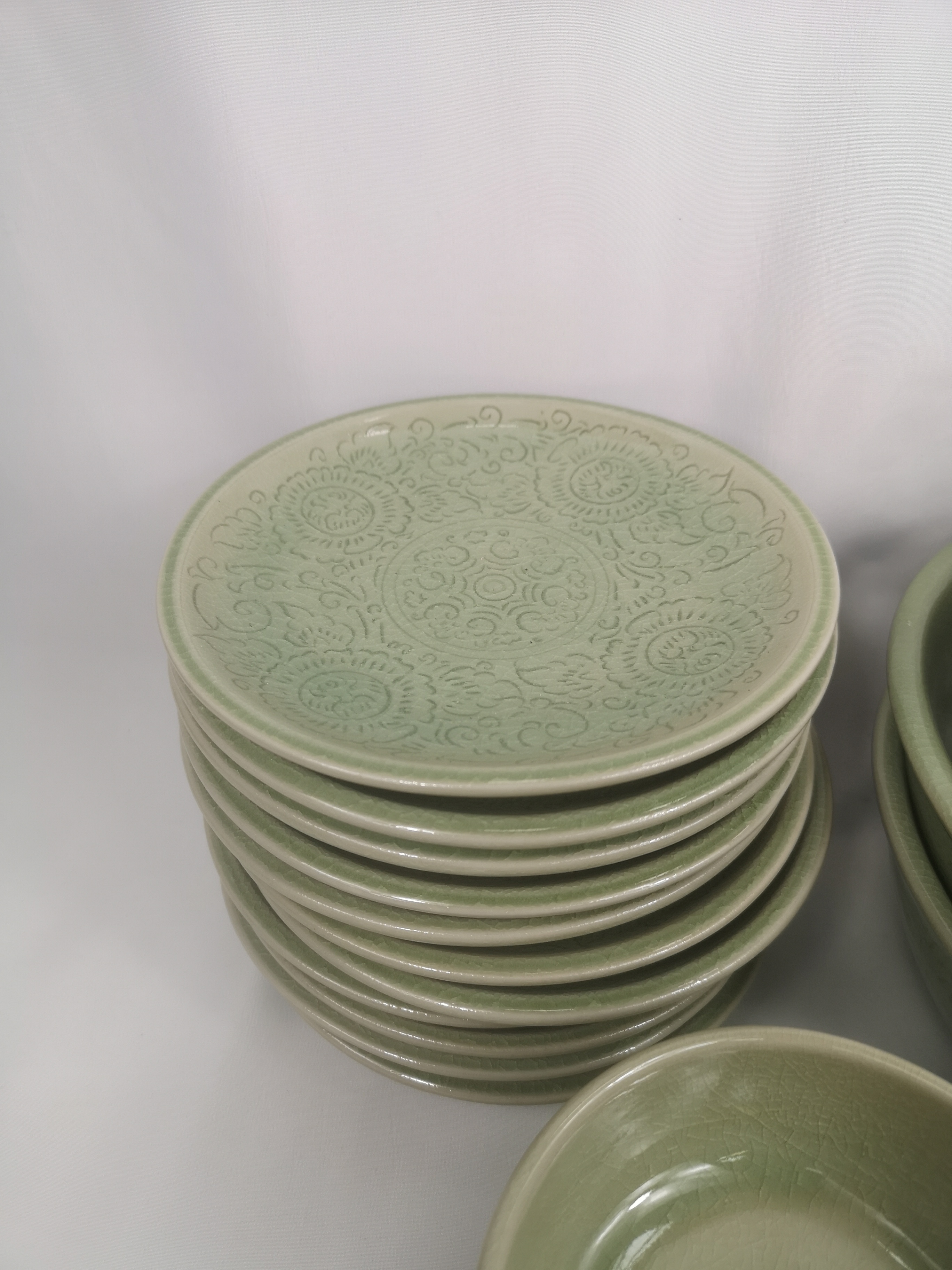 Celadon part dinner service - Image 6 of 6