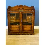 Oak smokers cabinet