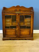 Oak smokers cabinet