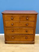 Victorian mahogany chest of drawers