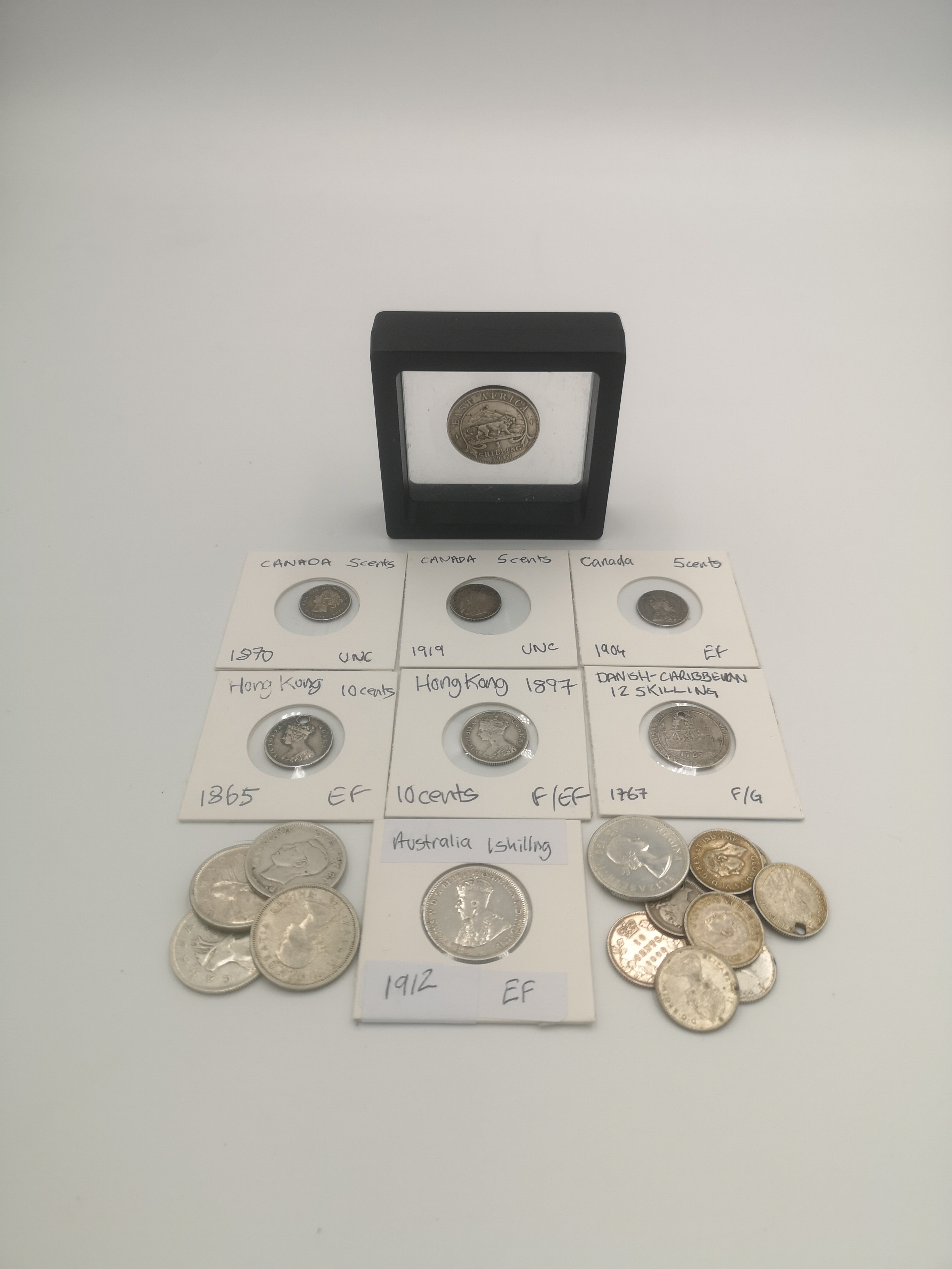 Collection of silver coins