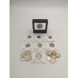 Collection of silver coins