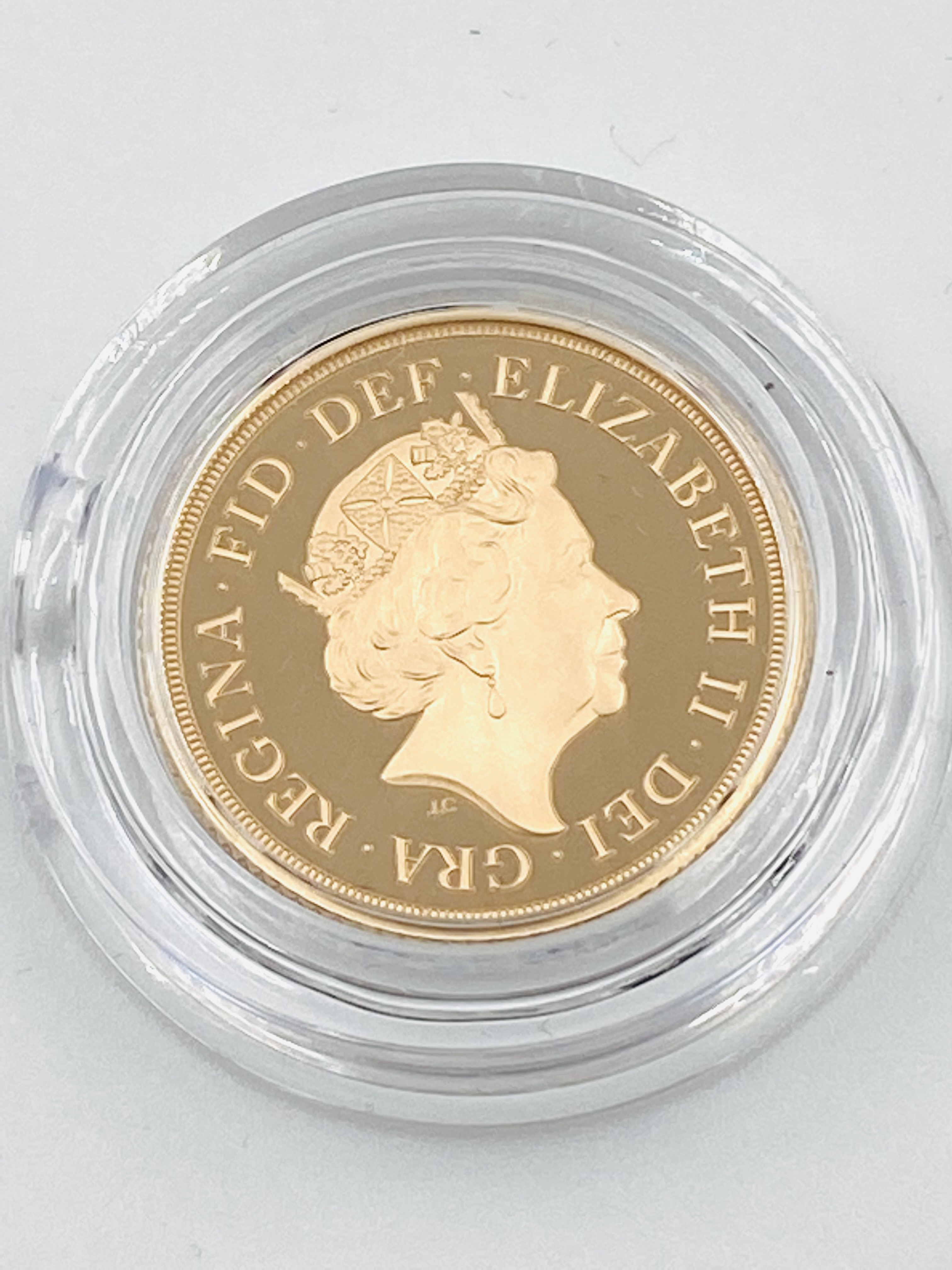 Royal Mint 2021 limited edition 22ct gold proof sovereign - Image 4 of 4