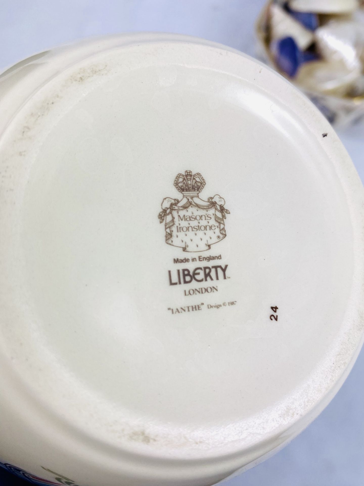 A Liberty Masons Ironstone ginger jar; together with a Liberty octagonal bowl - Image 5 of 5