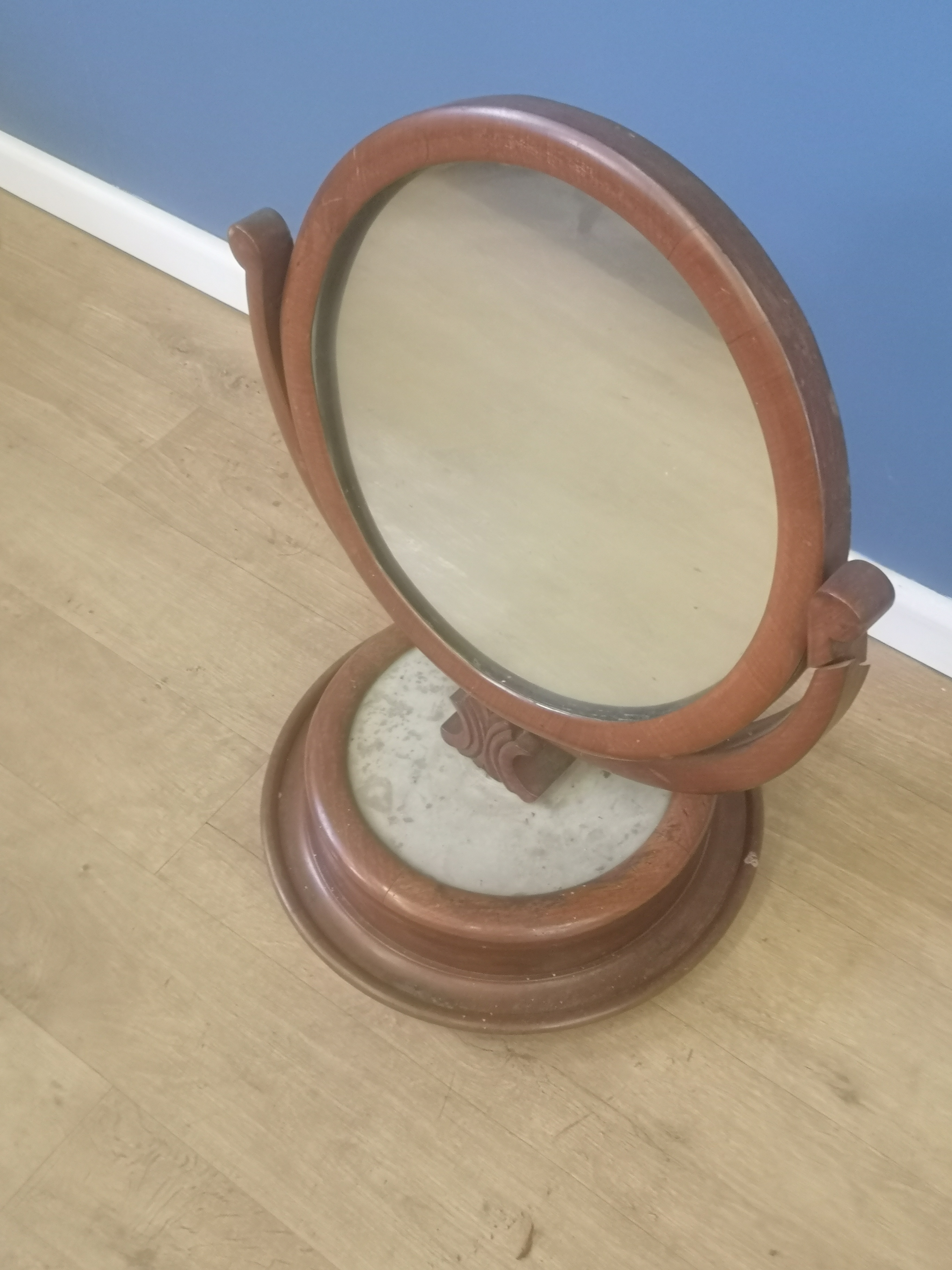 Victorian mahogany washstand mirror - Image 2 of 3