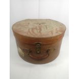 Lady's leather hat box