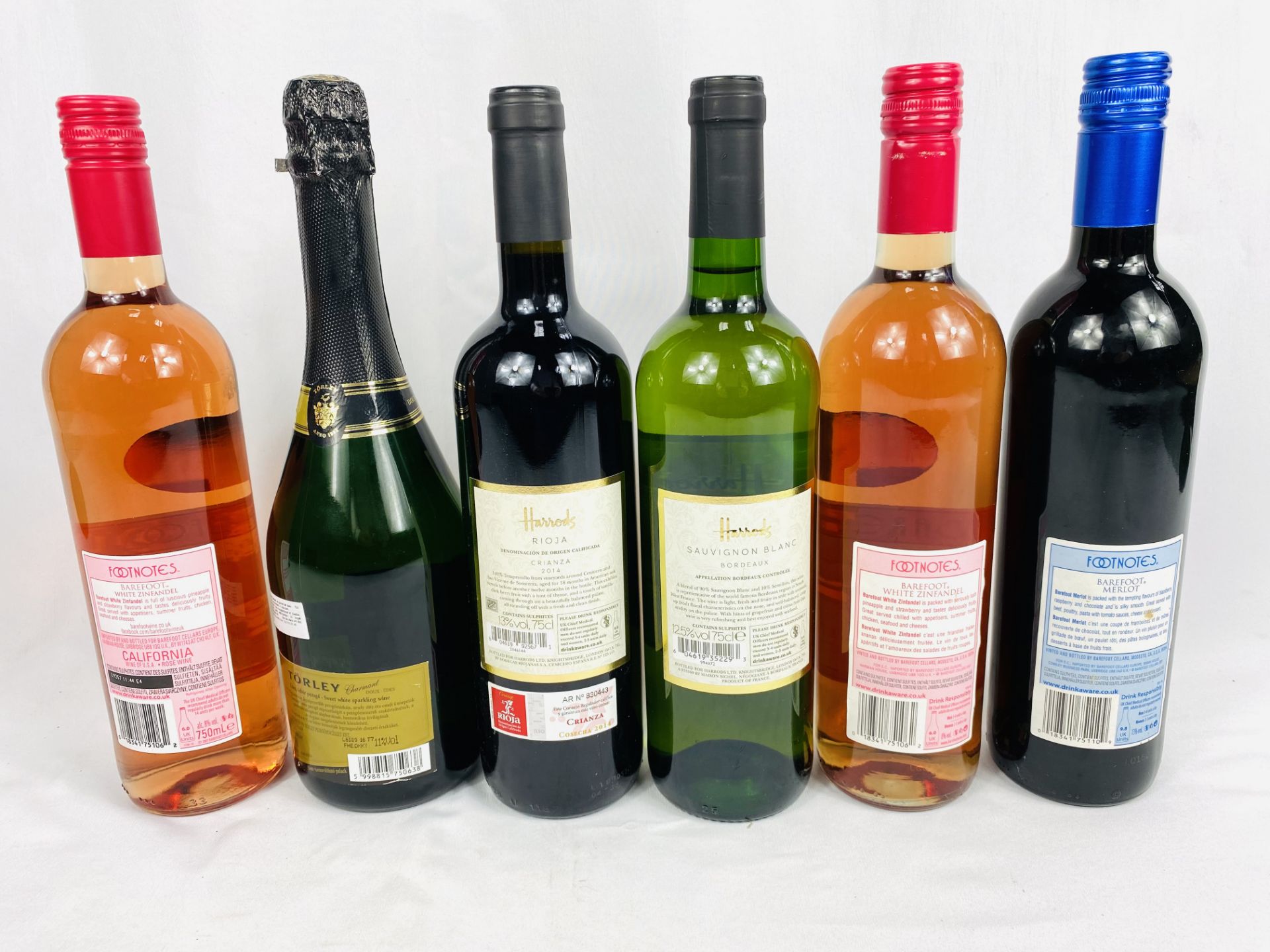 Six mixed bottles of wine - Image 3 of 3