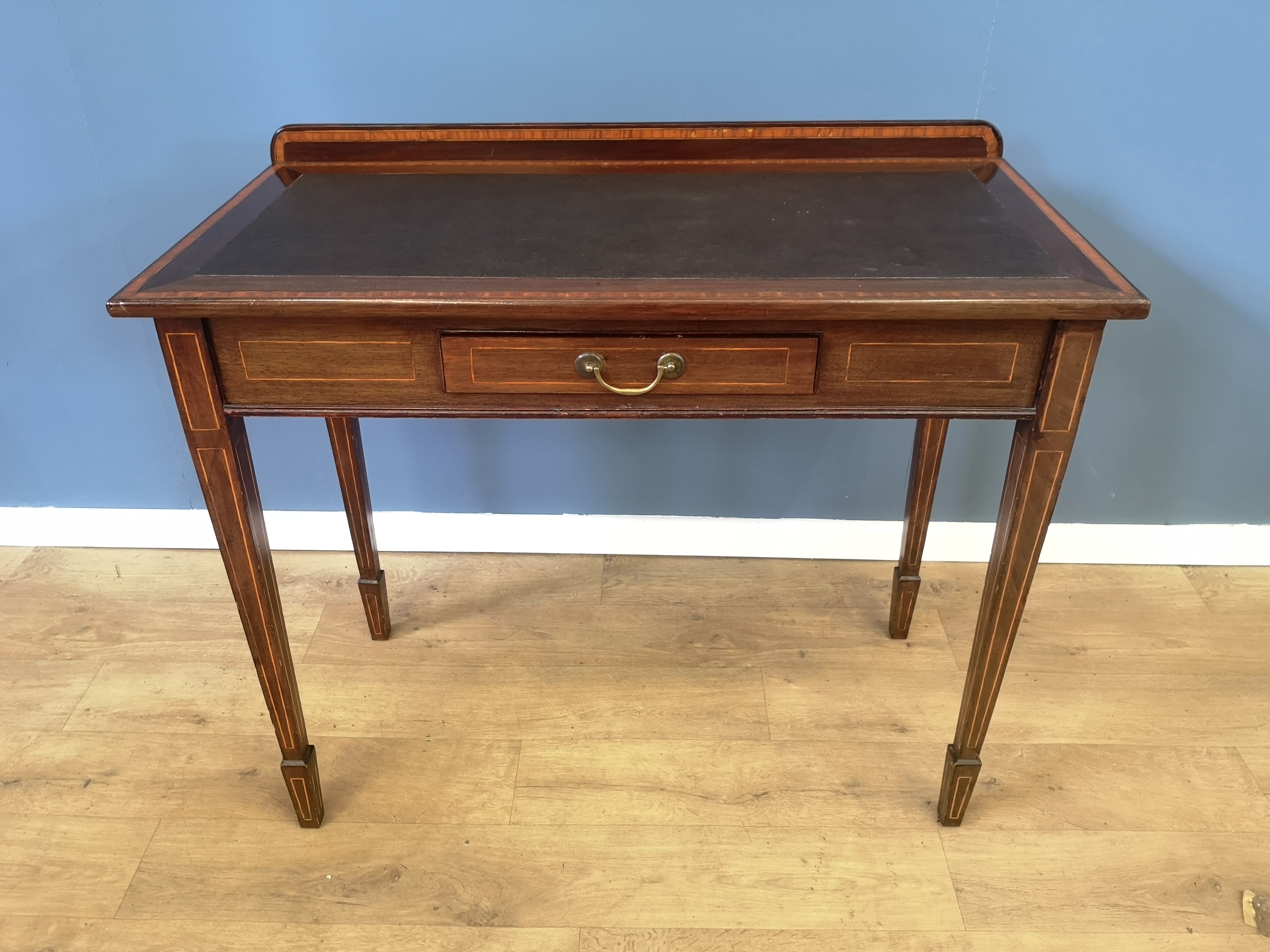 Mahogany writing table