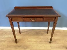 Mahogany writing table