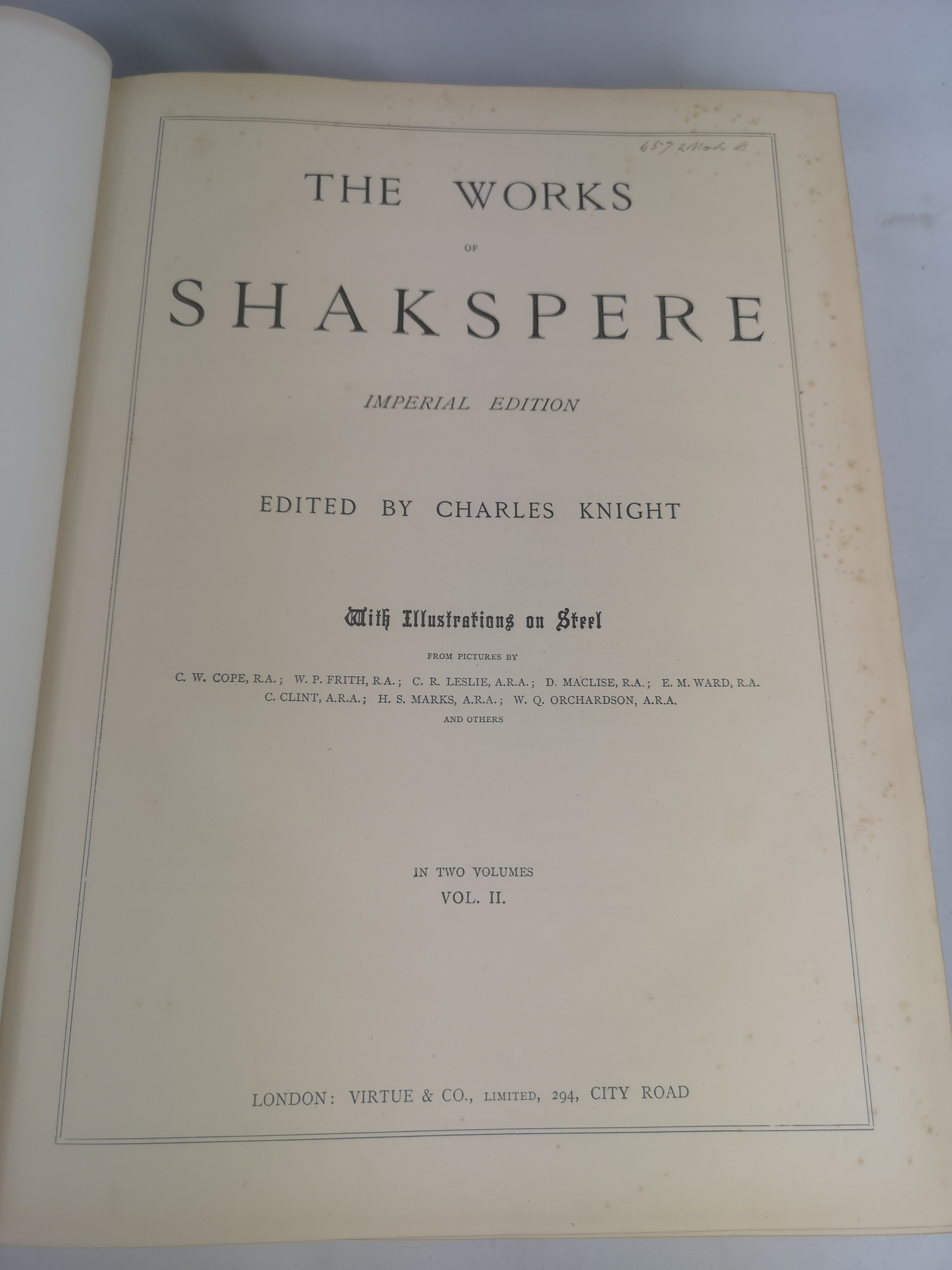 The Works of Shakspere Imperial Edition - Image 5 of 5