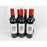 Seven 750ml bottles of Club Claret Bordeaux Country Club UK, 2008