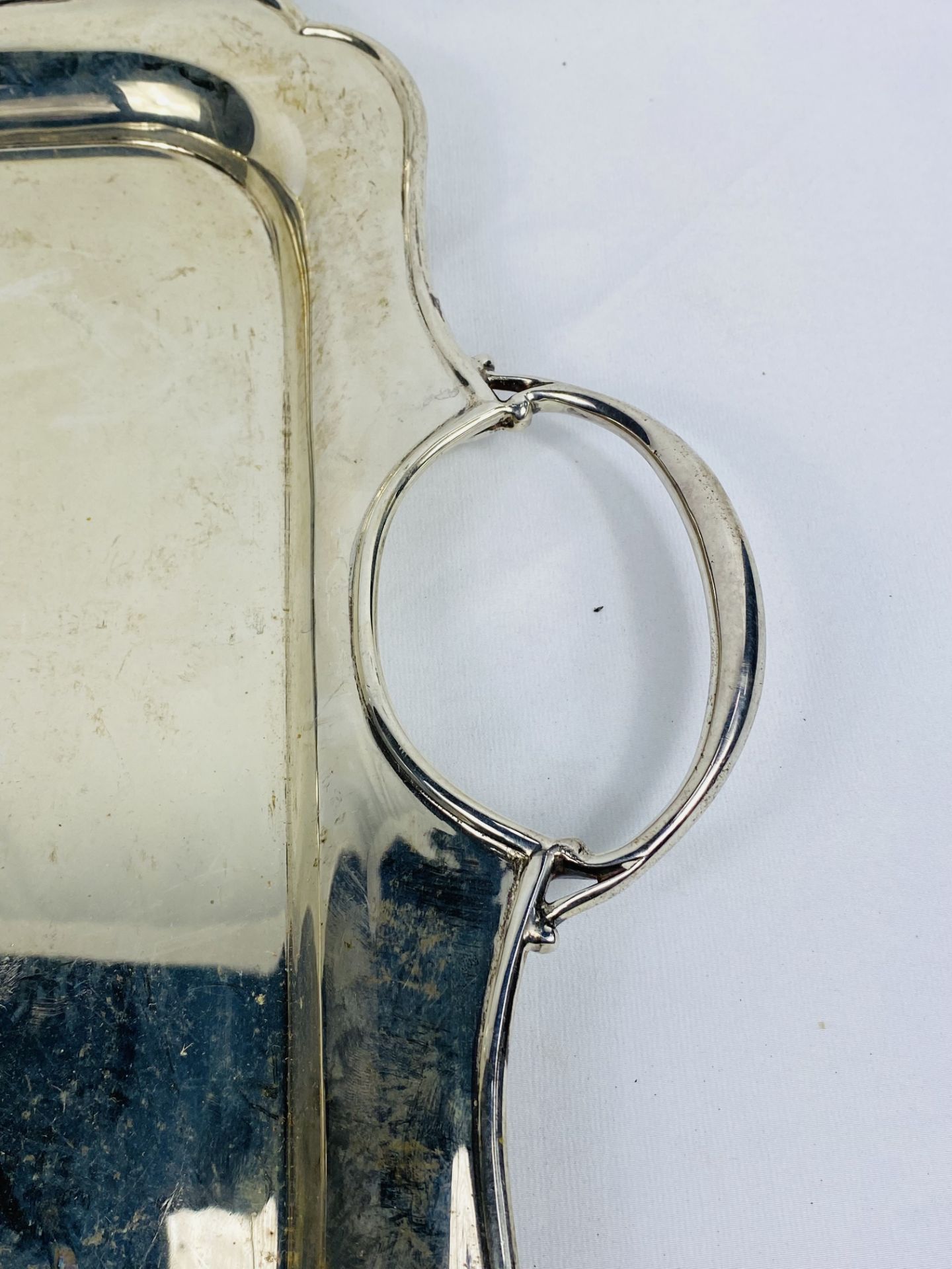 Two handled silver tray - Image 4 of 5