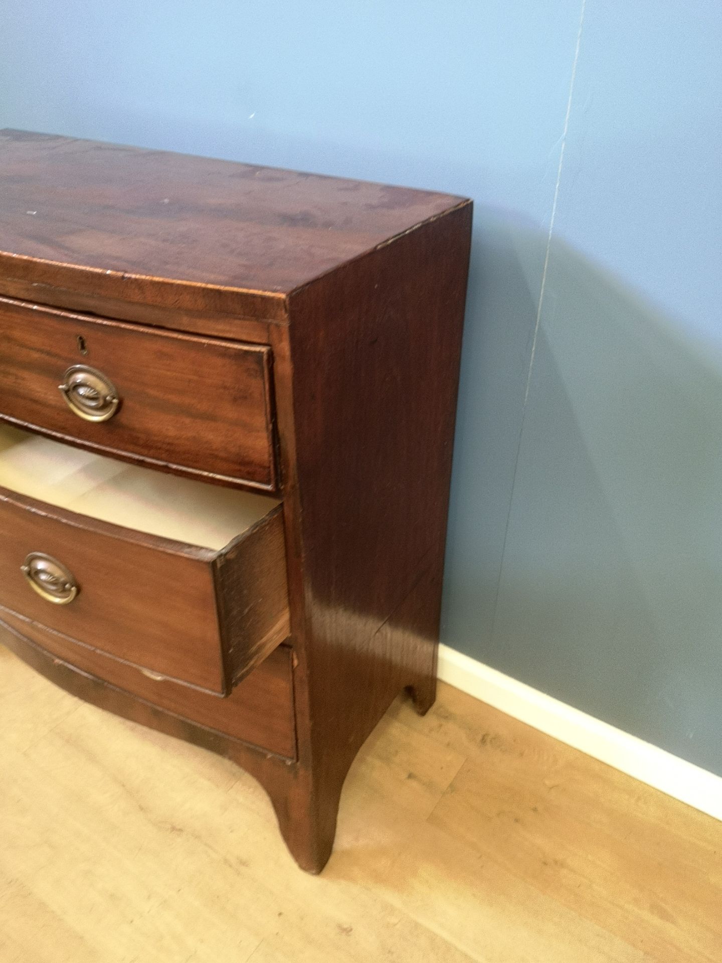 Regency mahogany chest of drawers - Bild 5 aus 6