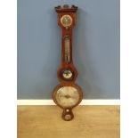 Victorian wall mounted barometer