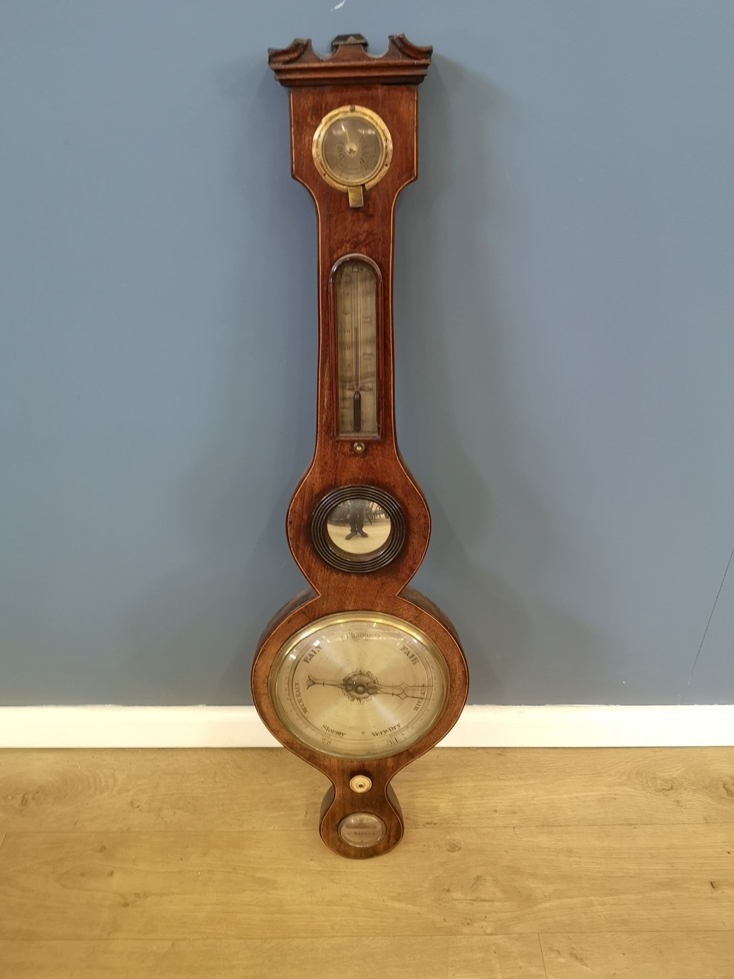 Victorian wall mounted barometer